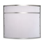 Silverflame 25" Nickel Fire Guard 